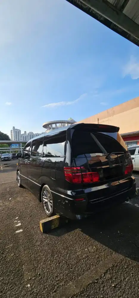 Toyota Alphard 2008 Hitam kondisi bagus terawat