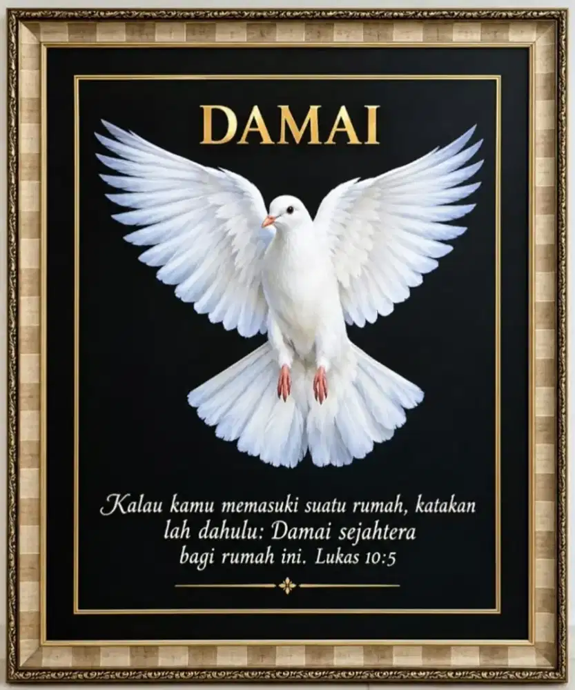 Lukisan Merpati simbol Roh Kudus