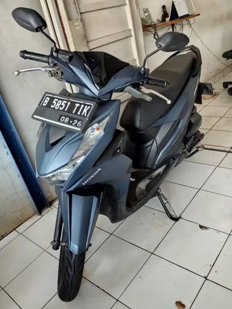 GRESS NEW BEAT DELUXE 2021 SS KOMPLIT KM 35k Cash Kredit TT Cc