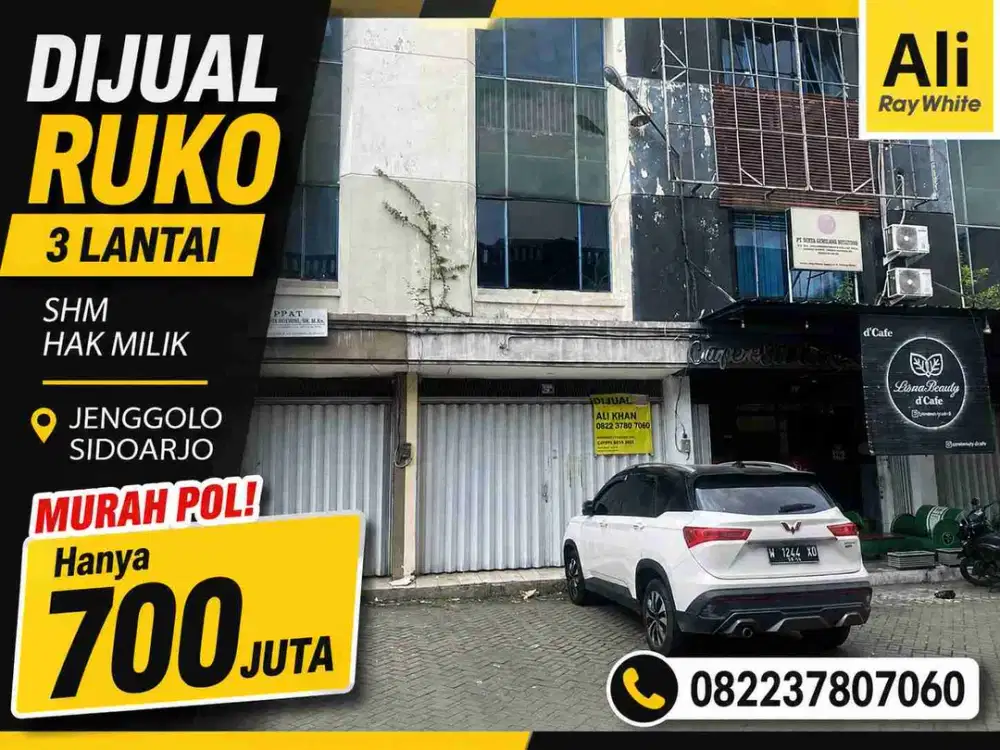 BU Murah Ruko 3 lantai Shm Sentral jenggolo sidoarjo kota