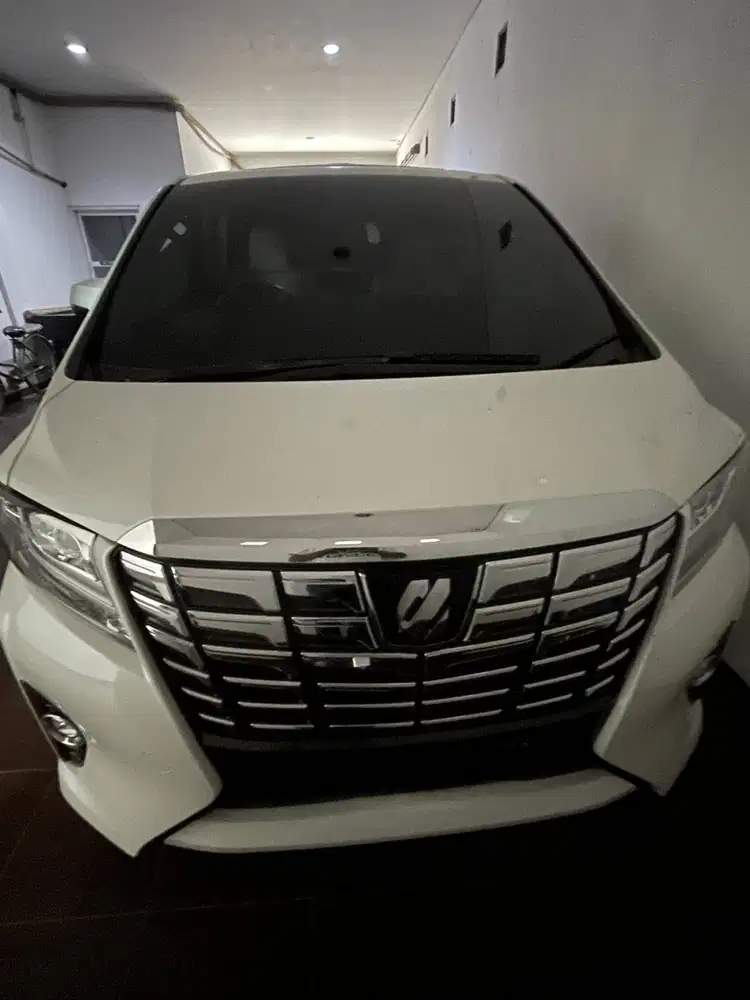 [JUAL CEPAT] Toyota Alphard 2.5G 2017 ATPM Putih Plat E-Pajak Panjang