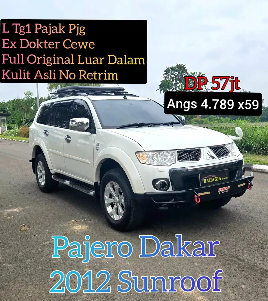 (Tg1 Dokter) Mitsubishi Pajero Dakar 2012 Sport Matic AT 2011 2013