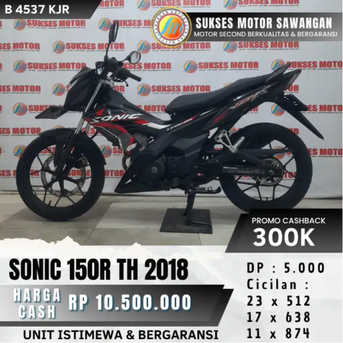 MULUS BERGARANSI HONDA SONIC 150R TH 2018 SONIC150 150 R BISA KREDIT