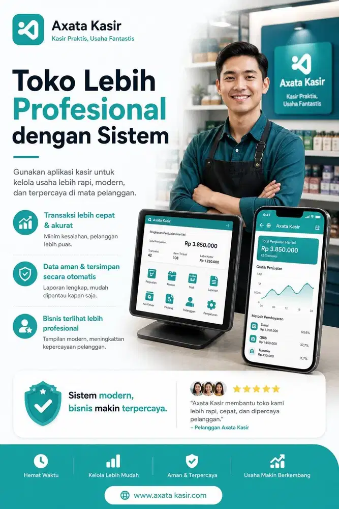 Toko Lebih Profesional dengan Sistem