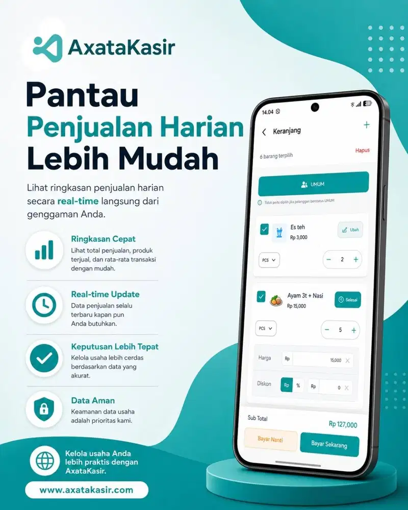 Pantau Penjualan Harian Lebih Mudah