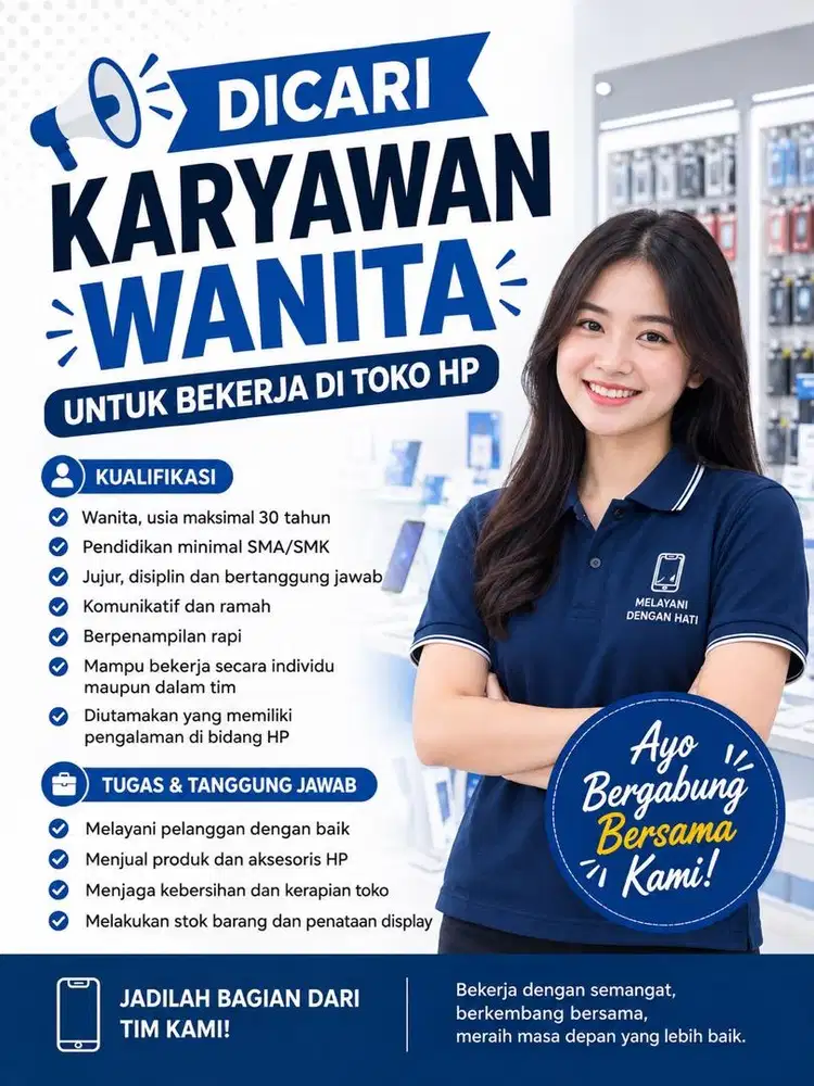 Di cari karyawan toko