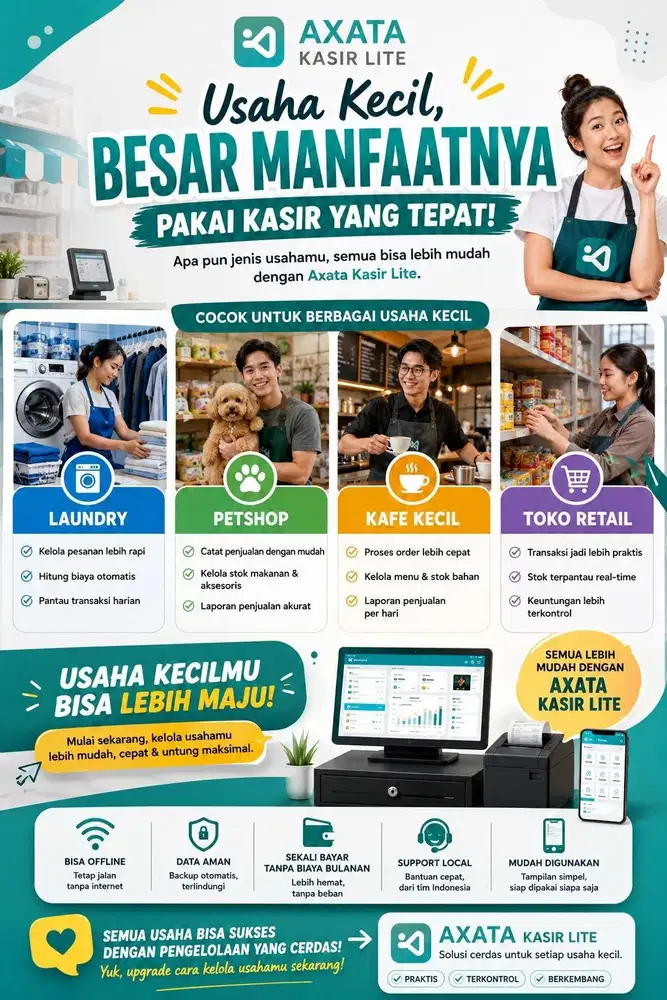 Usaha Kecil Juga Perlu Data Penjualan
