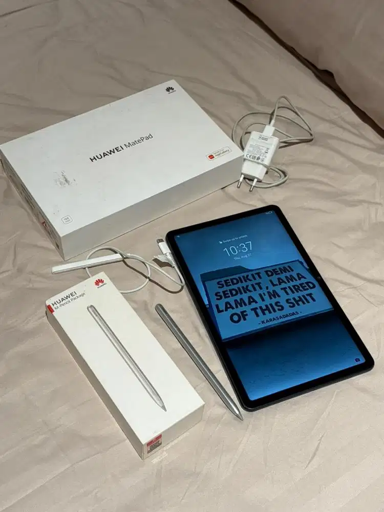 HUAWEI MATEPAD 10.4” 128GB RAM 4GB – BONUS PENCIL + LENGKAP KOTAK!