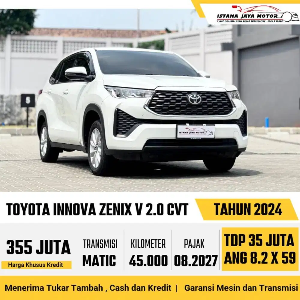 Toyota Innova Zenix V 2.0 CVT Automatic 2024 Putih