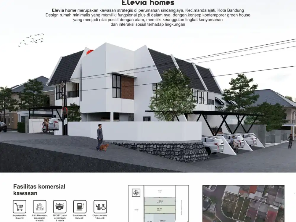 Jual Rumah Elevia Homes Mandalajati, Dekat Sport Jabar