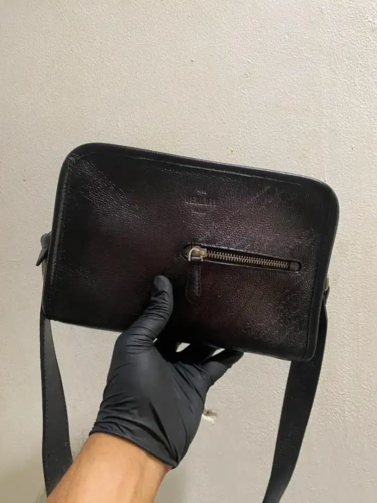 Messenger bag berluti journalier black leather good quality net price