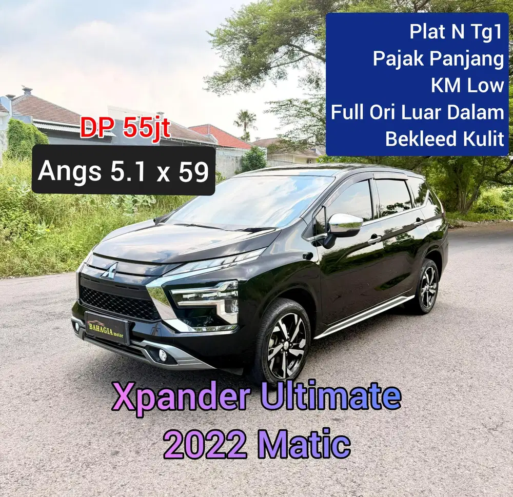 (KM 50k) Mitsubishi Xpander 2022 Ultimate Hitam Sport CVT Matic 2021