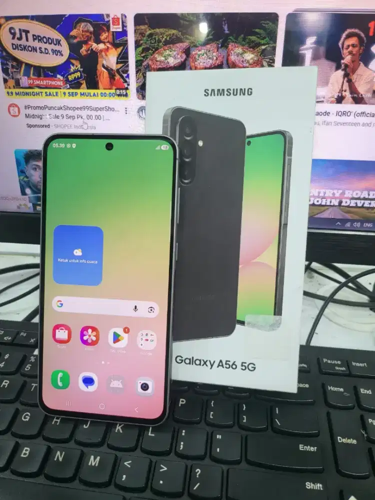 Samsung a56 12/256 fulset kondisi mulus