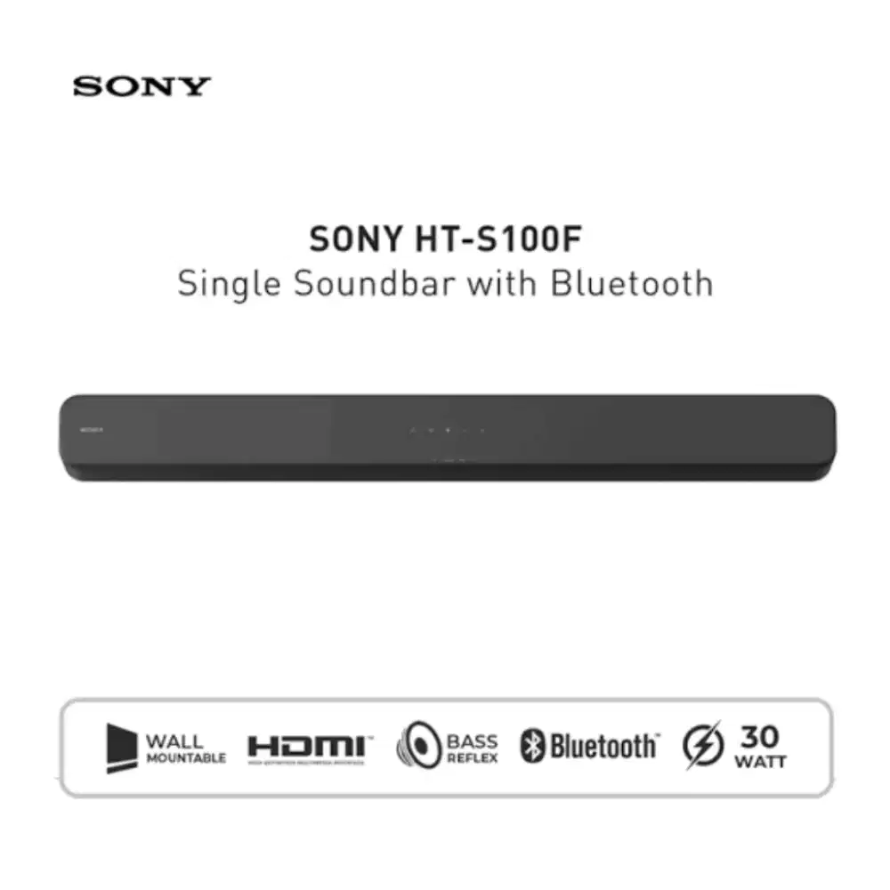 soundbar sony HT-S100F