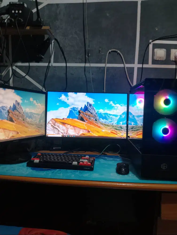 Gaming PC 2K Monitor Ryzen 5 | VGA | 16gb BU Cepat