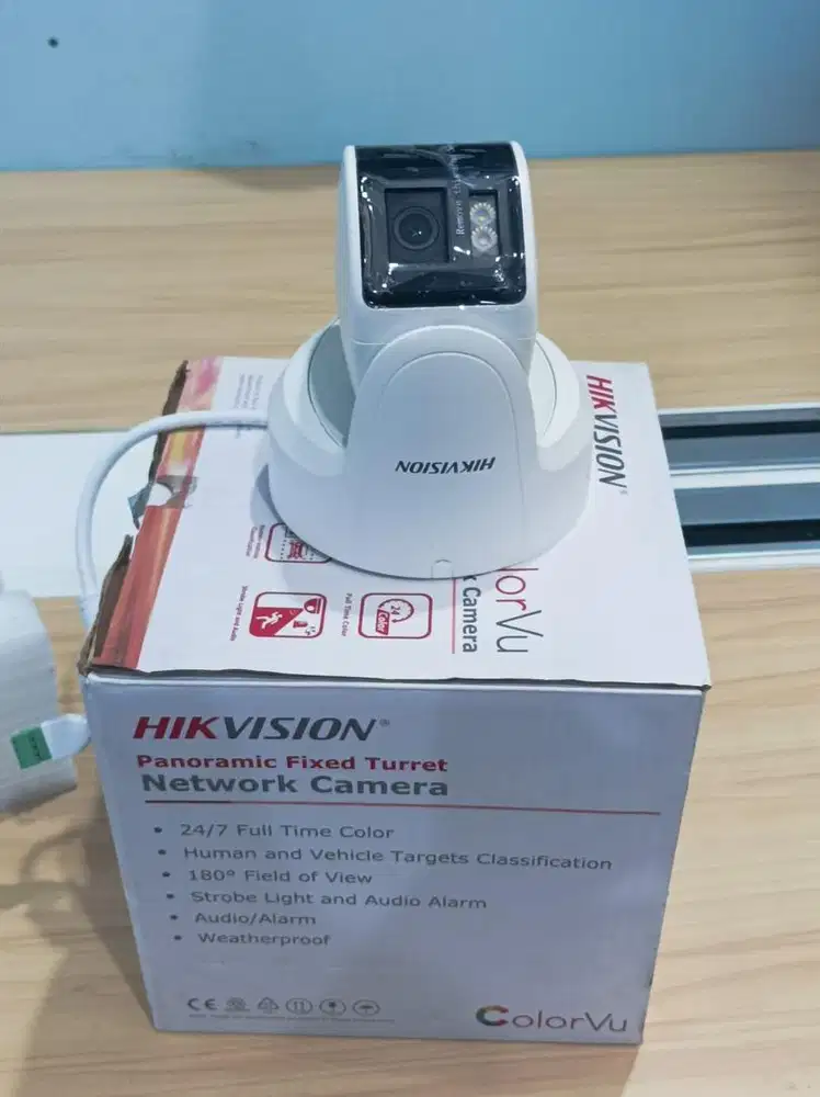 HIKVISION NETWORK KAMERA IP 4MP PANORAMIC COLORVU TURRET CAMERA