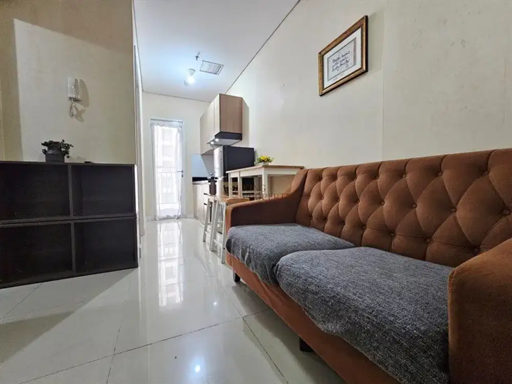 Hadap Timur Adem! Disewa 1Br Madison Park 30M² Furnished Homey Garden View – Dekat Central Park & Taman Anggrek Jakarta Barat