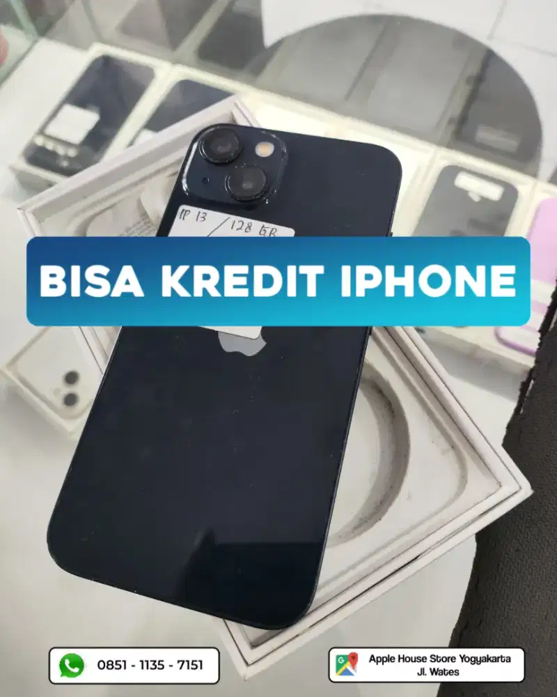 IPHONE 13 128GB MIDNIGHT BISA CICILAN KREDIT TANPA DP