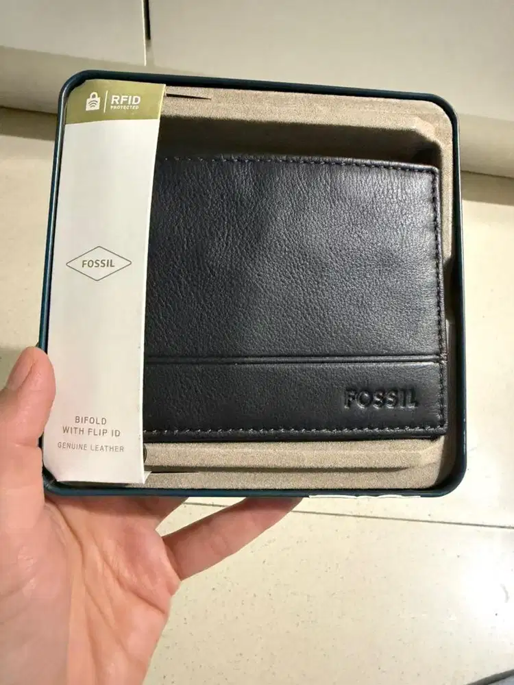 Dompet Fossil Hitam Pria New
