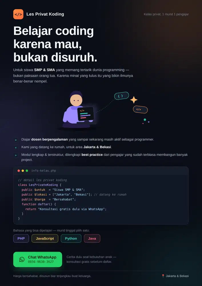 Jago Koding Sejak Muda? Yuk, Mulai Langkahmu Sekarang!
