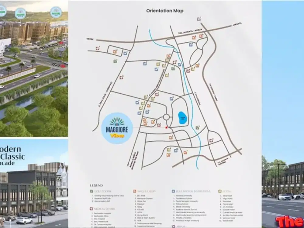Premium Eksclusif MAGGIORE VIBES Hadap Jalan — Perempatan Perbatasan Gading Serpong–Bsd