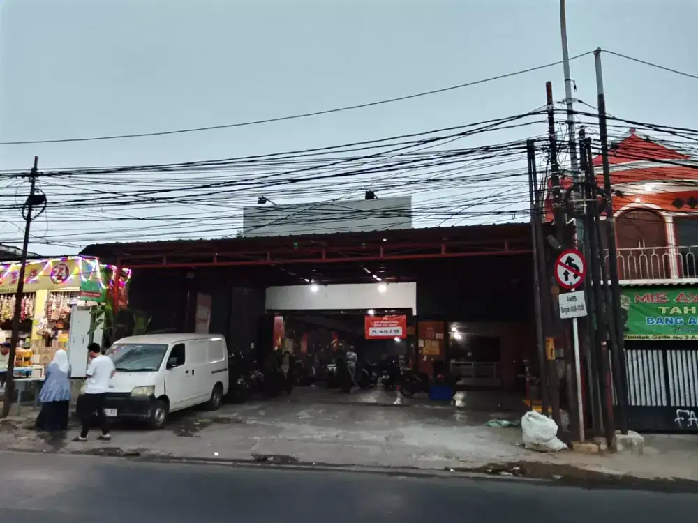 Dijual Tanah dan Bangunan Pd. Gede Jl Raya Pondok Gede Jakarta Timur