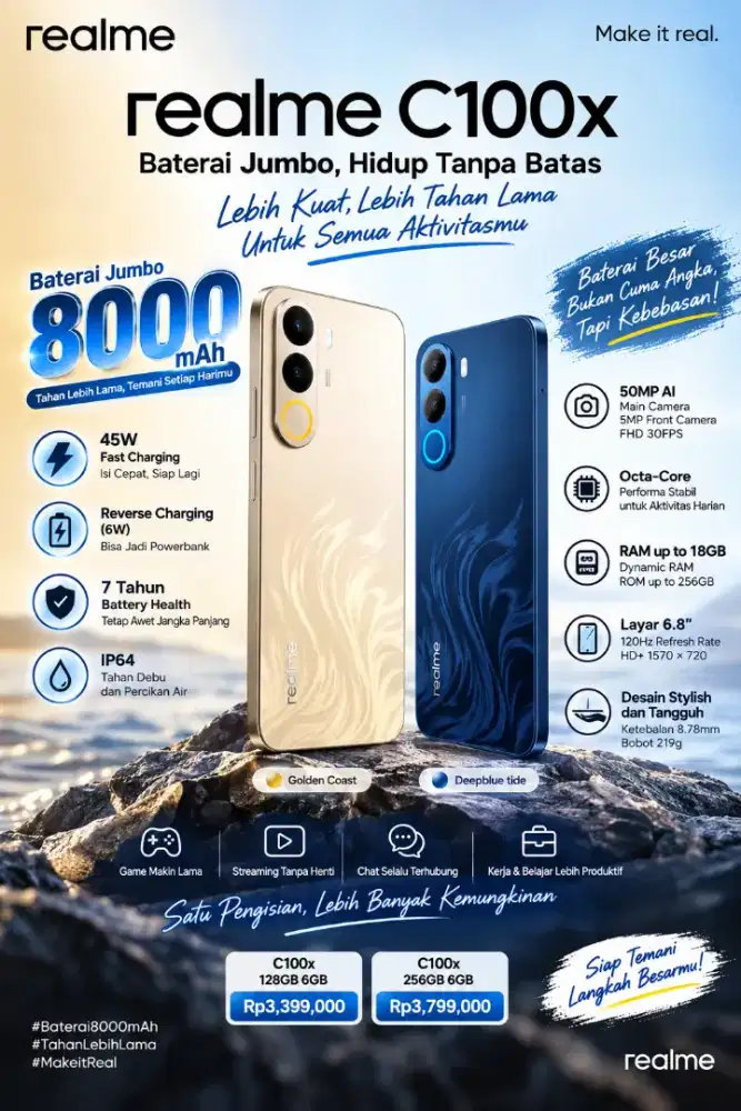 Realme C100x Baru