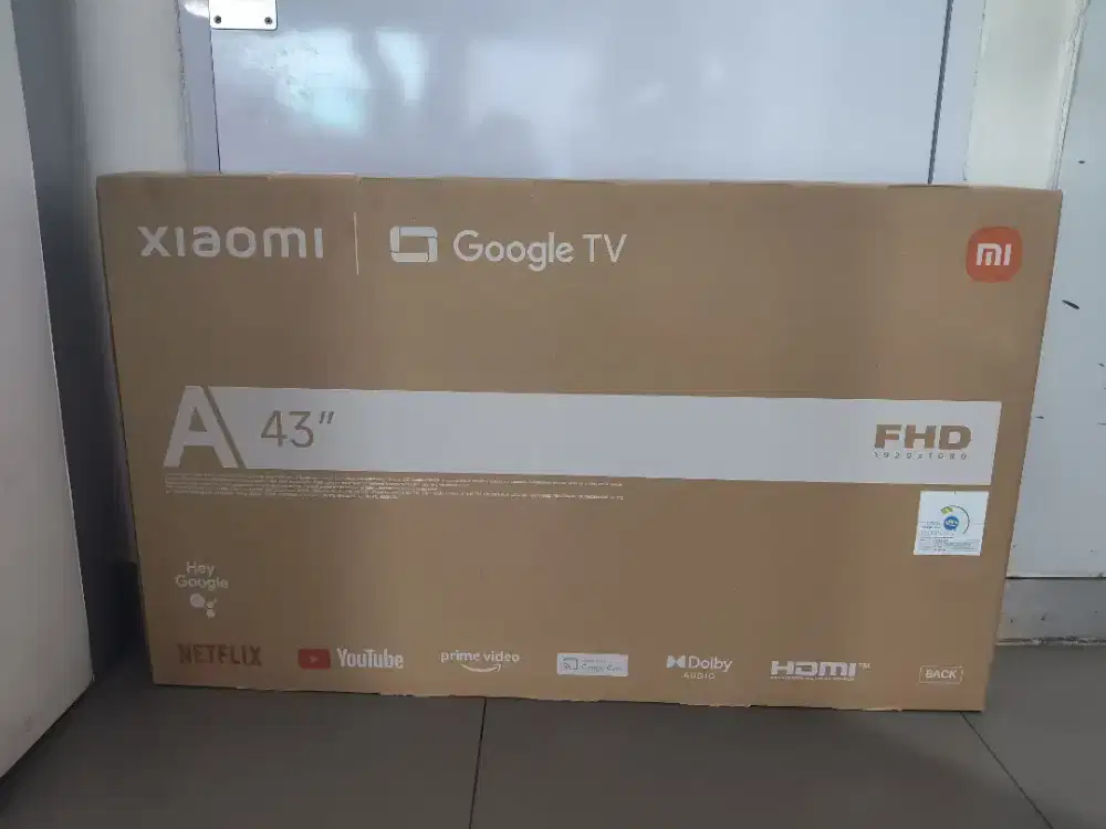 New Xiaomi Google TV 43 A FHD 2026, barang segel box & garansi resmi.
