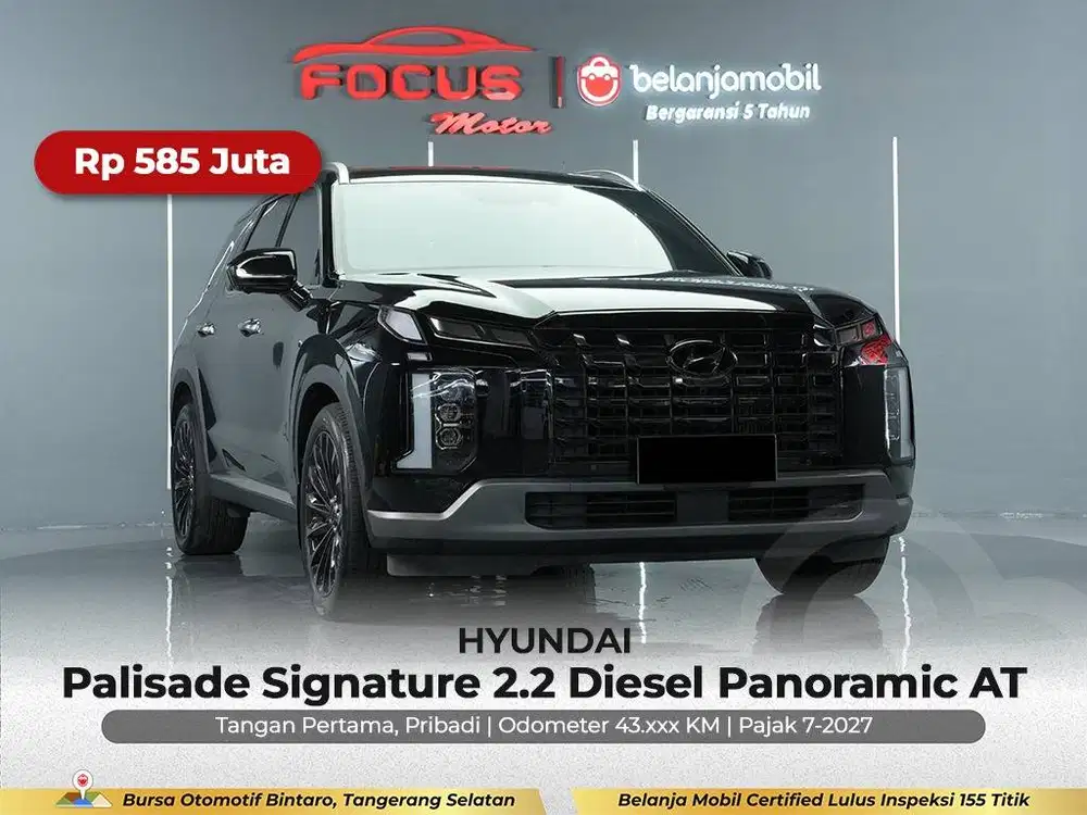 [ GARANSI 5THN ] Hyundai Palisade Signature 2.2 AT 2022/2023/2024