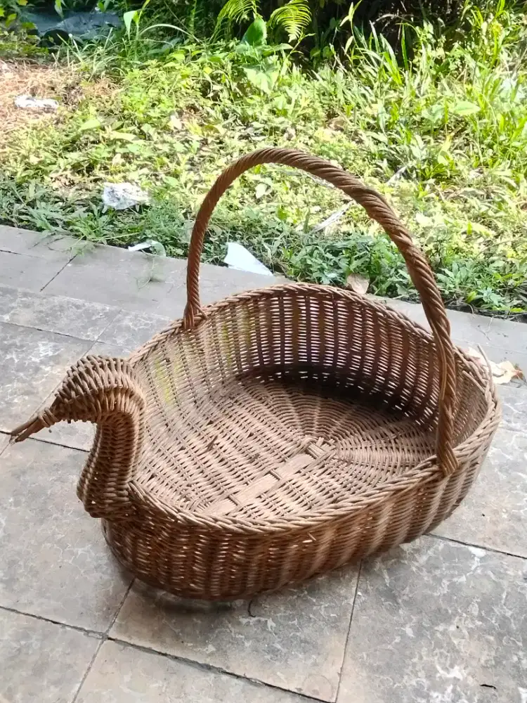 Rotan parcel bentuk bebek