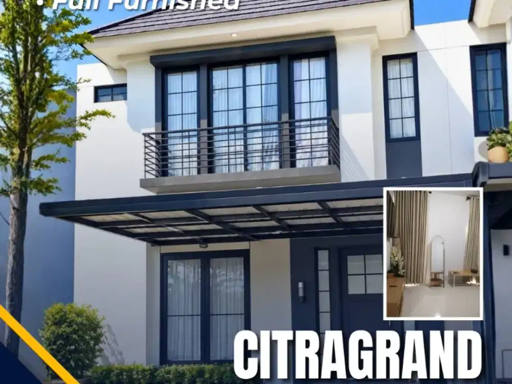 Rumah 2 Lantai Full Furnish Citragrand Tembalang