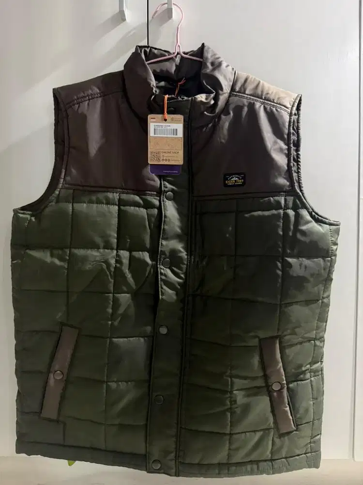 Vest Eiger Gallegos warna Olive Size L , LD 58