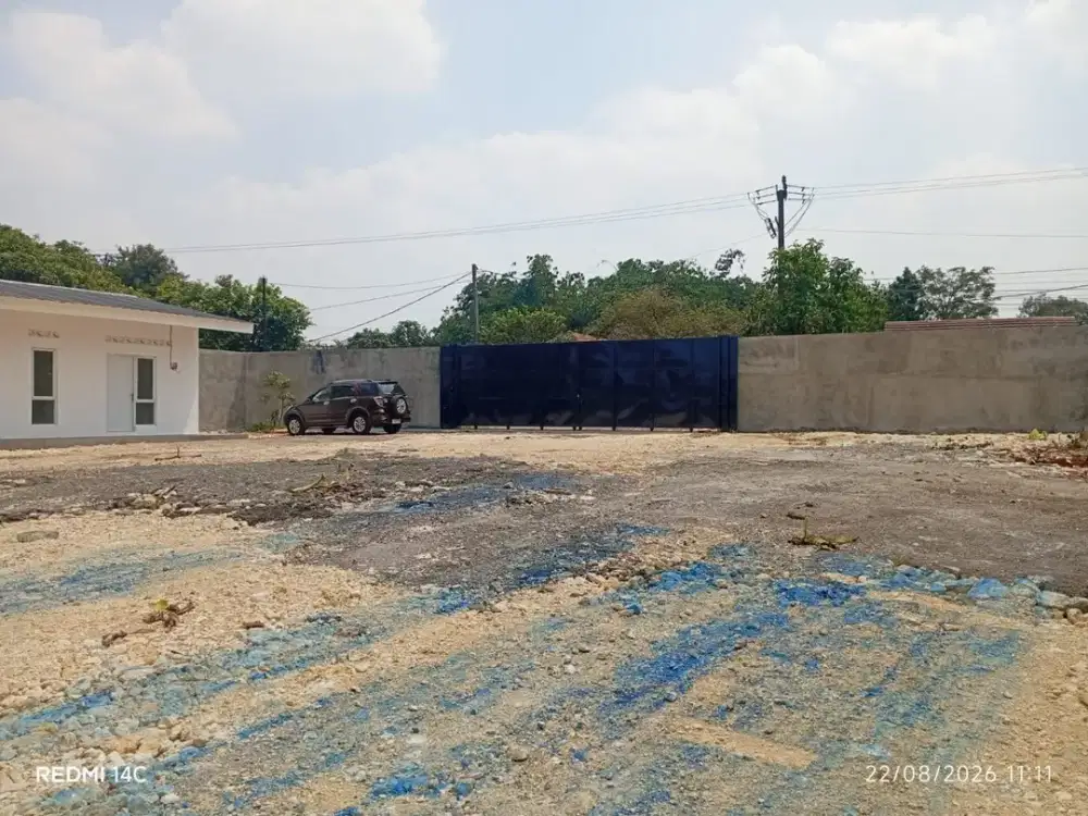 Disewa Workshop luas lahan 2250 m2 dengan workshop luas 208 m2 di Mekarsari, cileungsi kab bogor