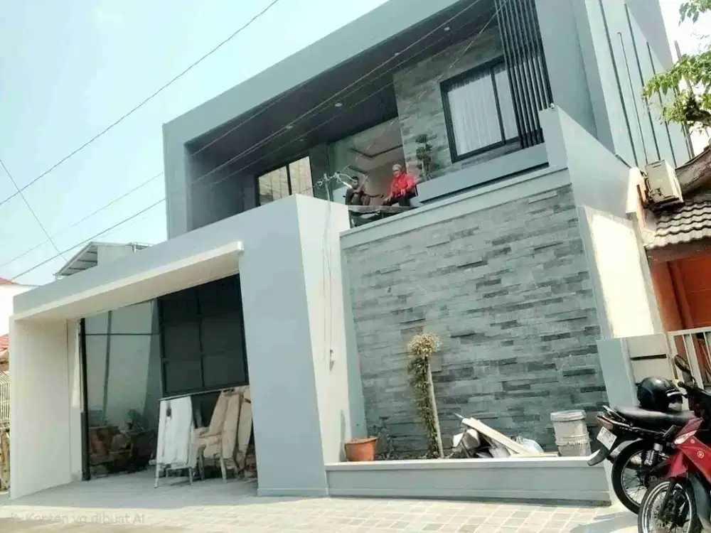 Rumah Mewah Solo Baru Baru Gress Progress Finishing 2 Lt Segera Strategis