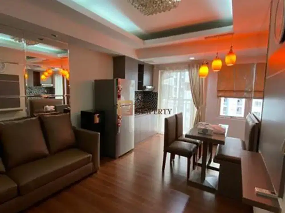 Jual Apartemen 2 Bedroom Royal Mediterania Garden Luas 60M² + Furnished, Garden View, Dekat Mall Central Park Jakarta Barat