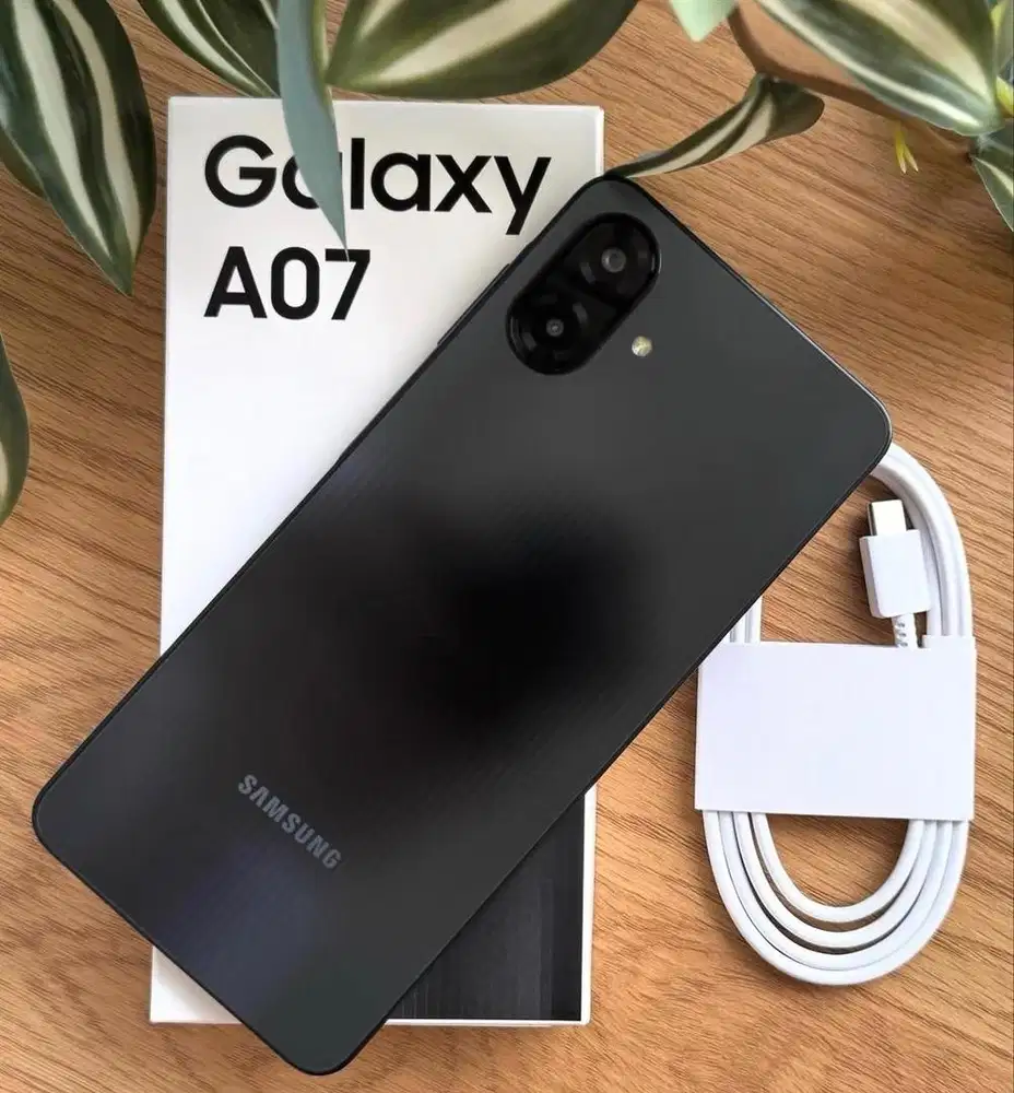 Samsung A07 4/64 black (baru) grs resmi