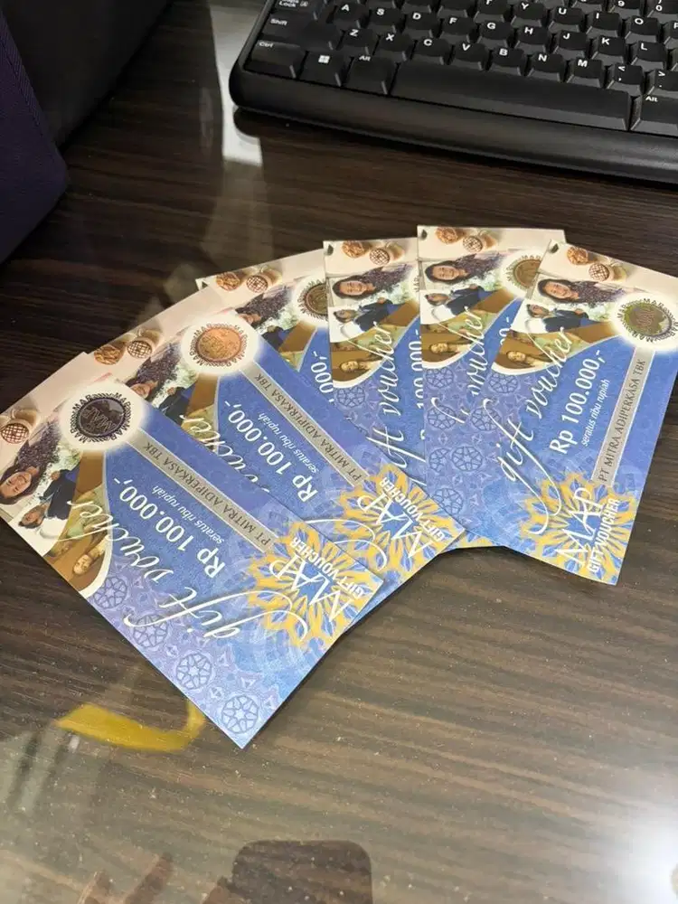 Voucher MAP 100k 6 lembar