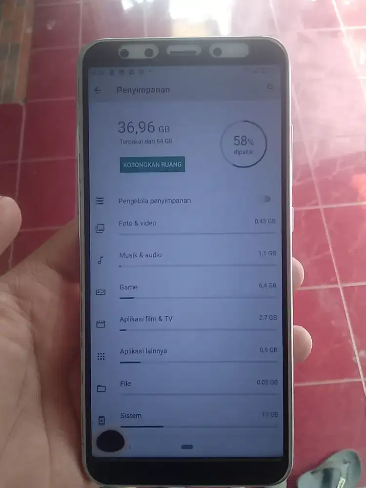Xiaomi MI A2 4/64 hp only blm pernah servis