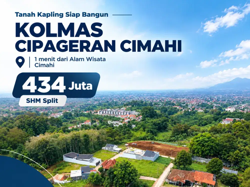 Kavling Tanah SHM 124 m² Jl. Kolonel Masturi Cipageran Cimahi