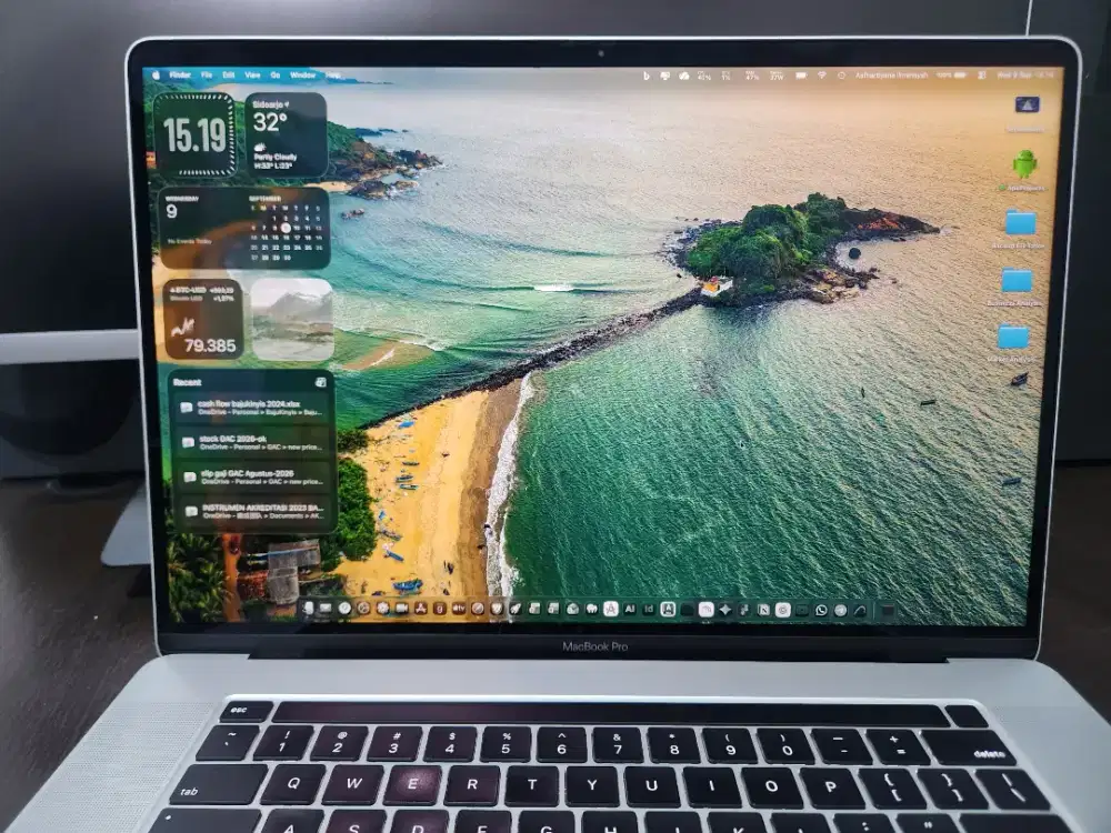 Macbook Pro 2019 16 inch Core i7 16gb/512 murah BU
