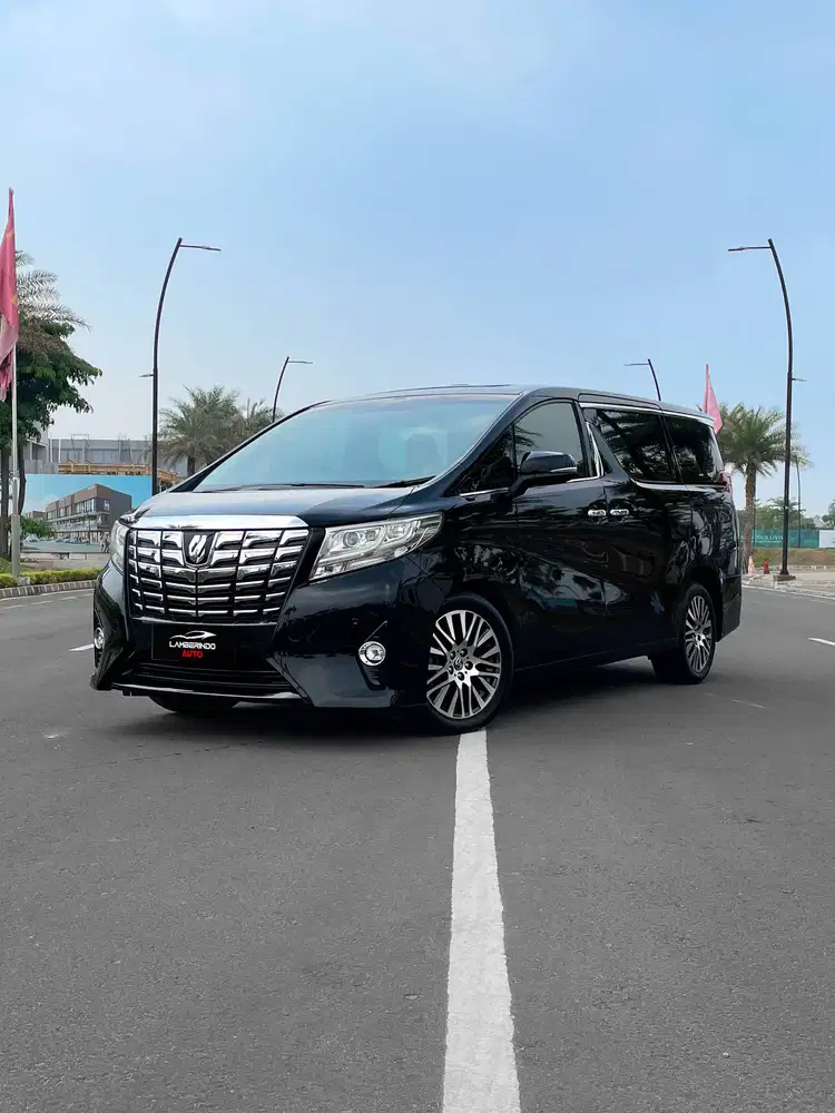 TOYOTA ALPHARD 2.5 G ATPM 2016 PILOT SEAT FAMILY CAR LOW ODO HITAM
