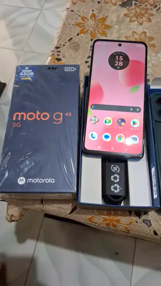 Motorola G45 5G ram 8/256 fullset original siap pakai