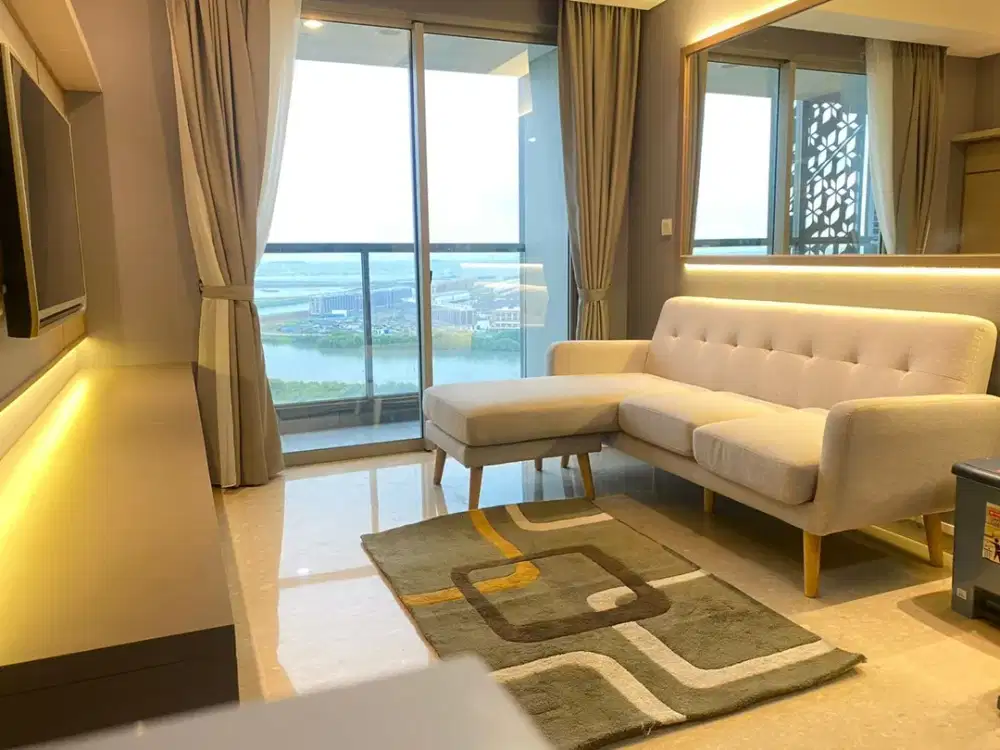 Disewa Apartemen Gold Coast PIK 1BR Uk.51m Full Furnished mewah at Jakarta Utara