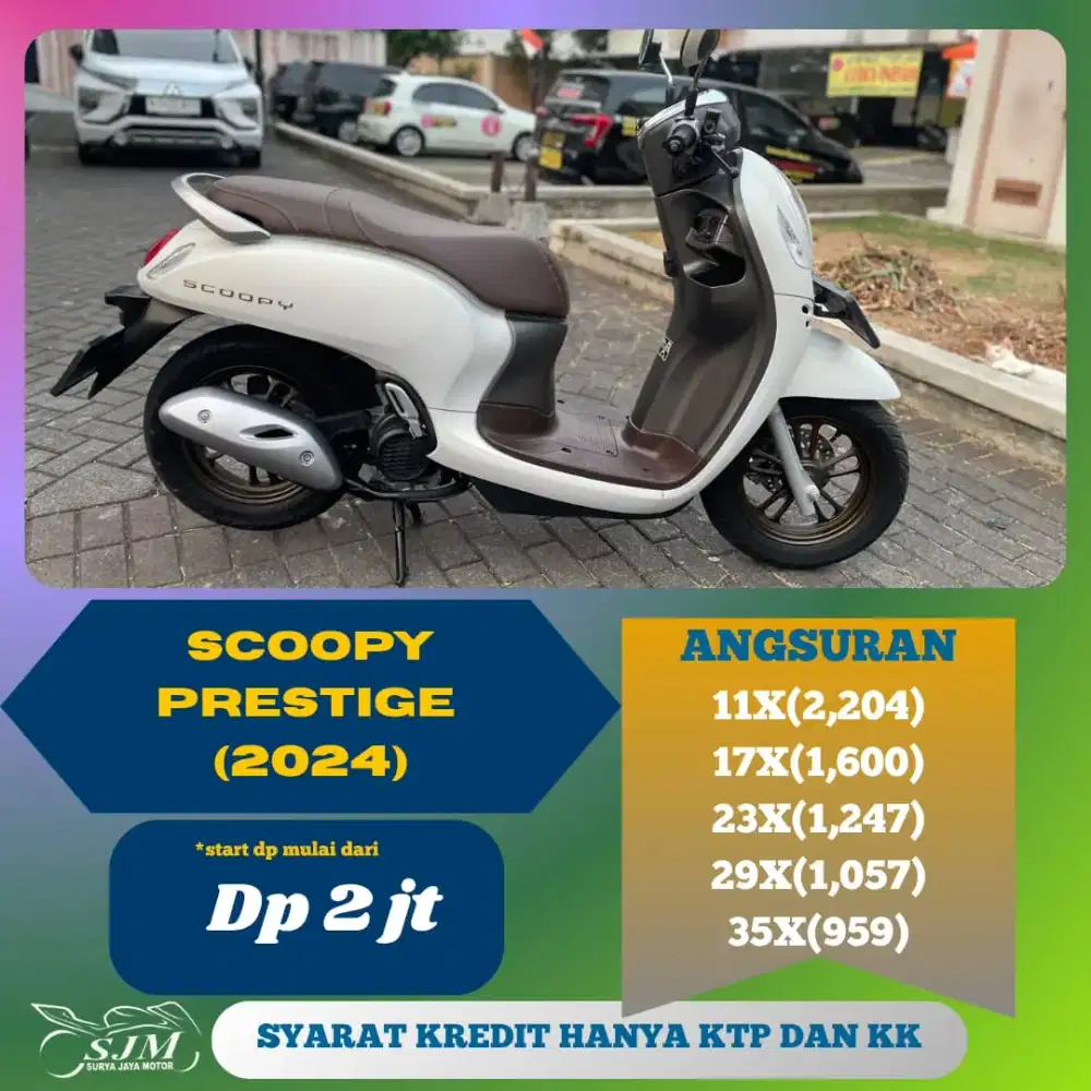 HONDA SCOOPY PRESTIGE 2024 CASH & KREDIT