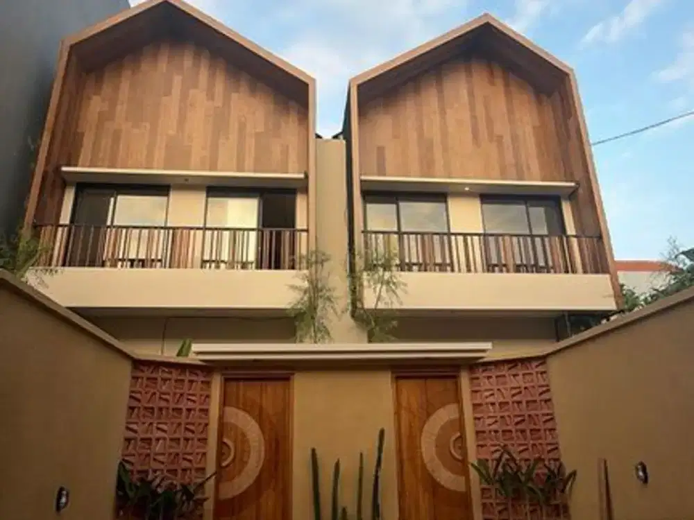 Villa Modern Japandi 2 Kamar Leasehold 20 Tahun di Central Seminyak
