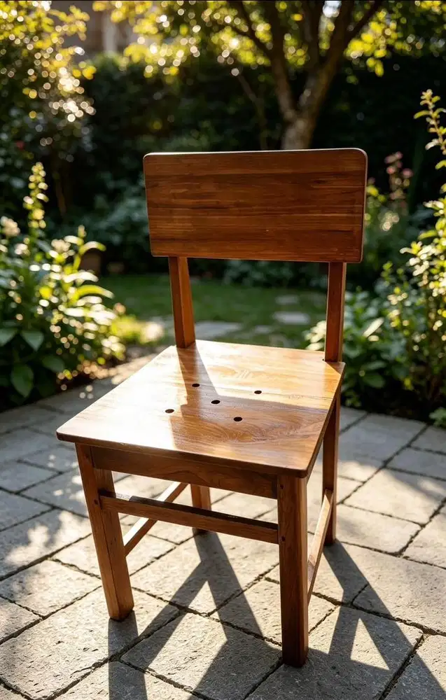 kursi kayu jati original