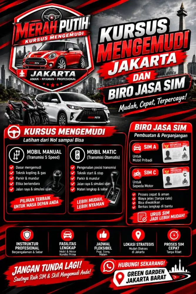 Kursus mengemudi mobil jakarta