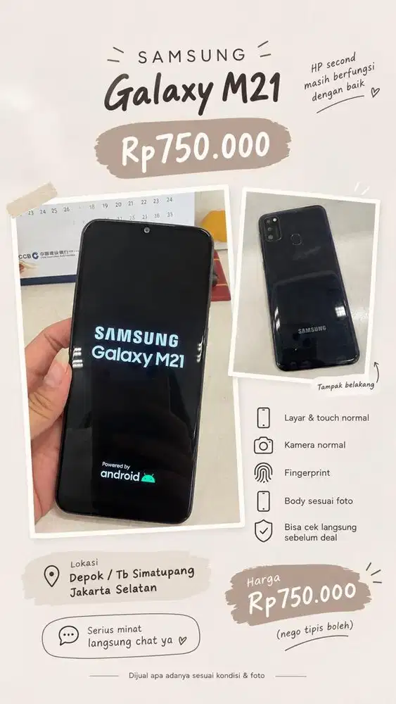 SAMSUNG GALAXY M21