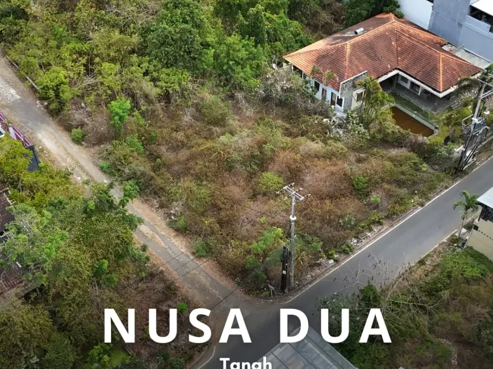 Tanah Nusa Dua Kawasan Villa Area Dekat Pintu Tol Nusa Dua