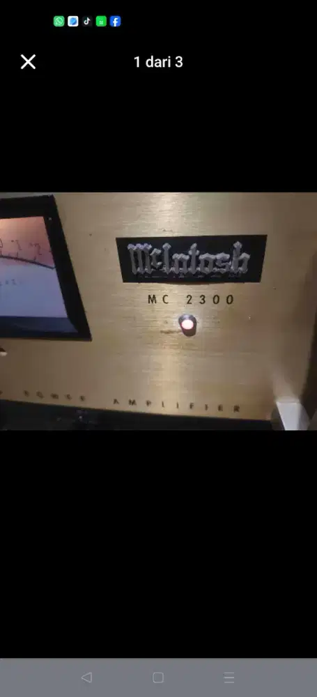 MCINTOS MC230O NORMAL MINUS JENGKOLAN DAH D GANTI